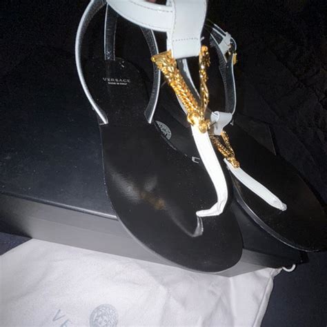 red versace thong sandals|Versace open toe stiletto sandals.